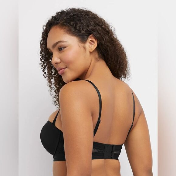 Maidenform NWT Multiway Push-Up Strapless Bra in Black Size 40DD - Picture 6 of 8